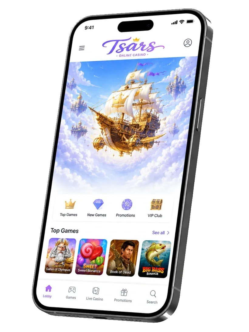 Tsars Casino mobiles Casino